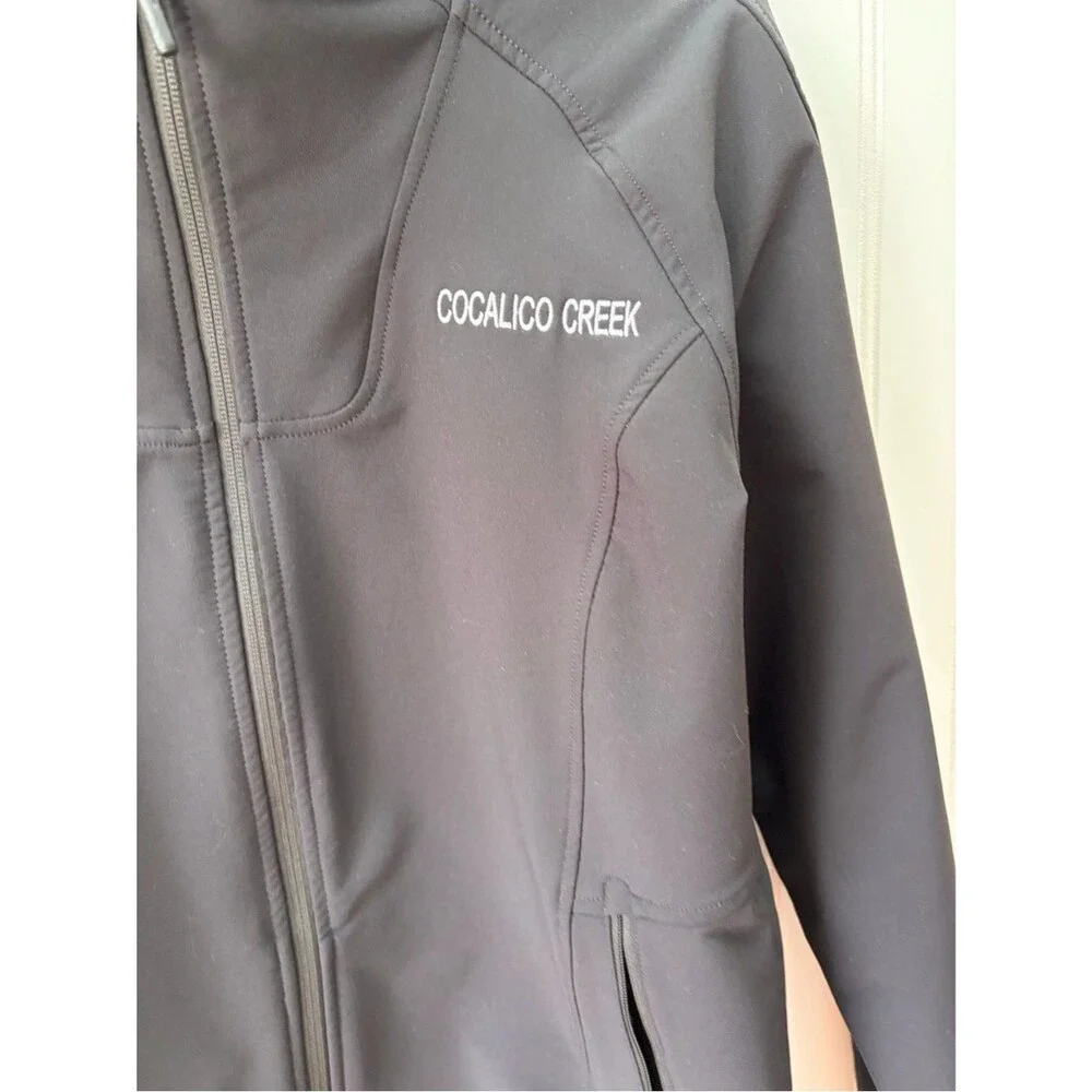The North Face Black Softshell full zip Performance Jacket